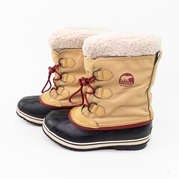 Sorel Shoes - Sorel Yoot Pac Lined Waterproof Winter Snow Boots Light Brown Womens Size US 7